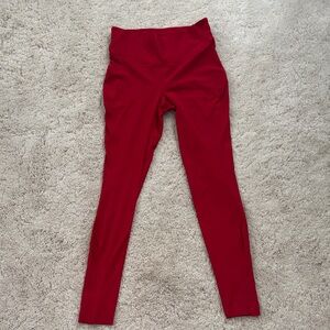Lululemon Athletica Vibrant Red Leggings